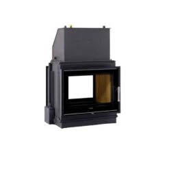 Heiz-Kamineinsatz Leda Vida 55 W DS Durchsichtgerät ( 10,0 KW) Mit Wasserwärmetauscher