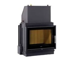 Heiz-Kamineinsatz Leda Vida 78 W F ( 13,0 KW) Mit Wasserwärmetauscher