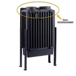 Leda Guss-Anschlussstutzen, Eingang Ø 180 Mm