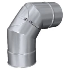 Bogen Geschweißt 90° Mit Prüföffnung, ø 180 Mm